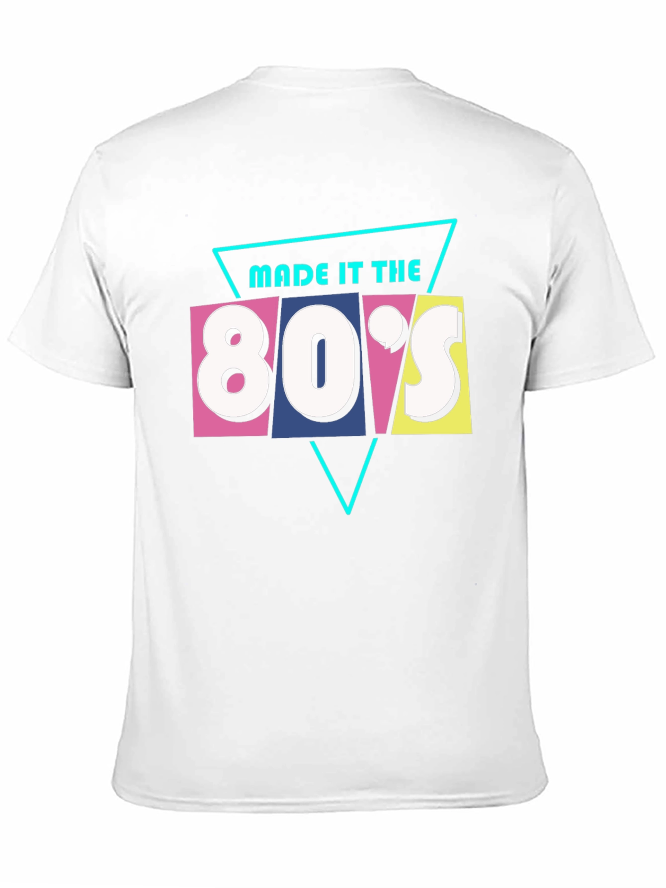 Black Made it the 80s Graphic Tee - Retro Style view 11