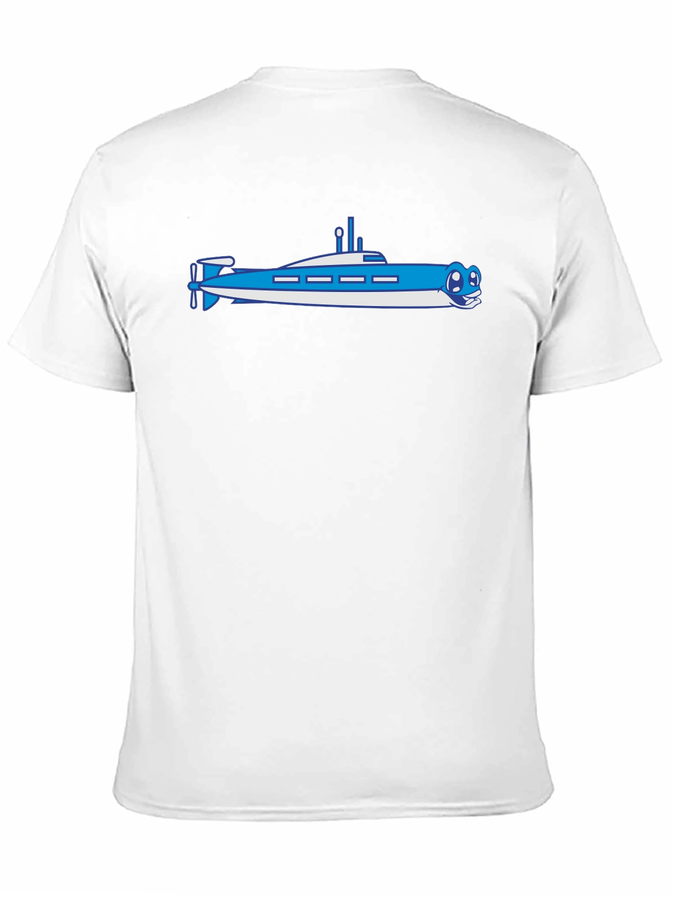 Black Yellow Submarine Cartoon T-Shirt - Black view 11