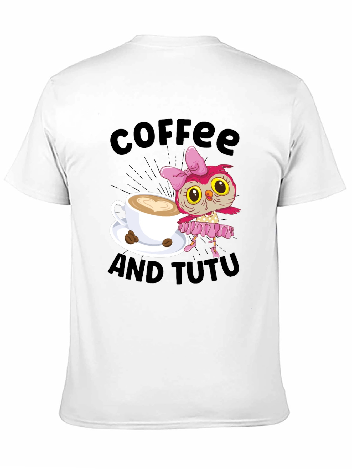 Black Coffee and Tutu Graphic Tee view 11