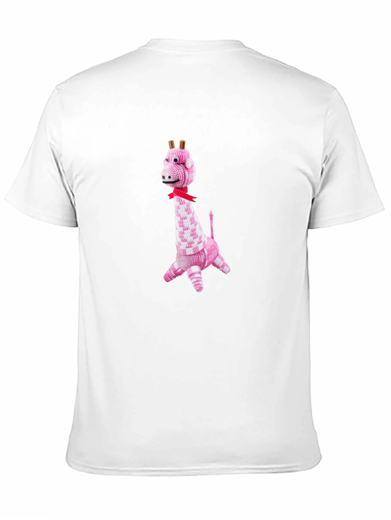 Black Giraffe Graphic Tee - Unique Animal Design T-Shirt view 11