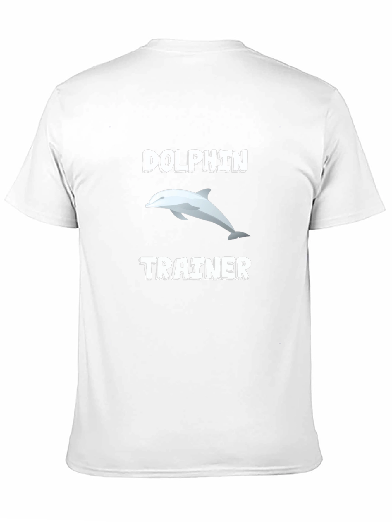Black Dolphin Trainer Black T-Shirt view 11