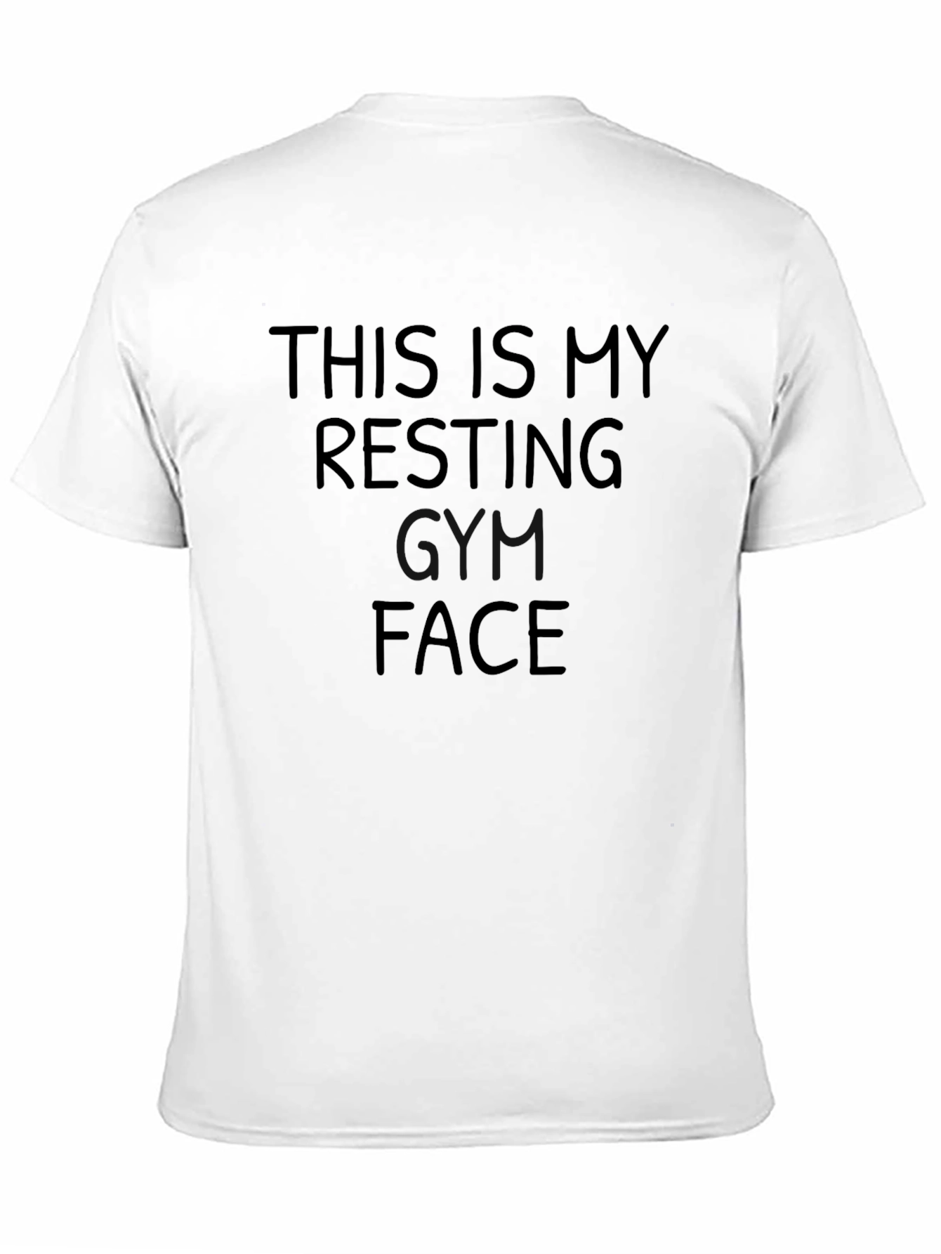 Black Resting Face Graphic Tee - Black Cotton Blend view 11