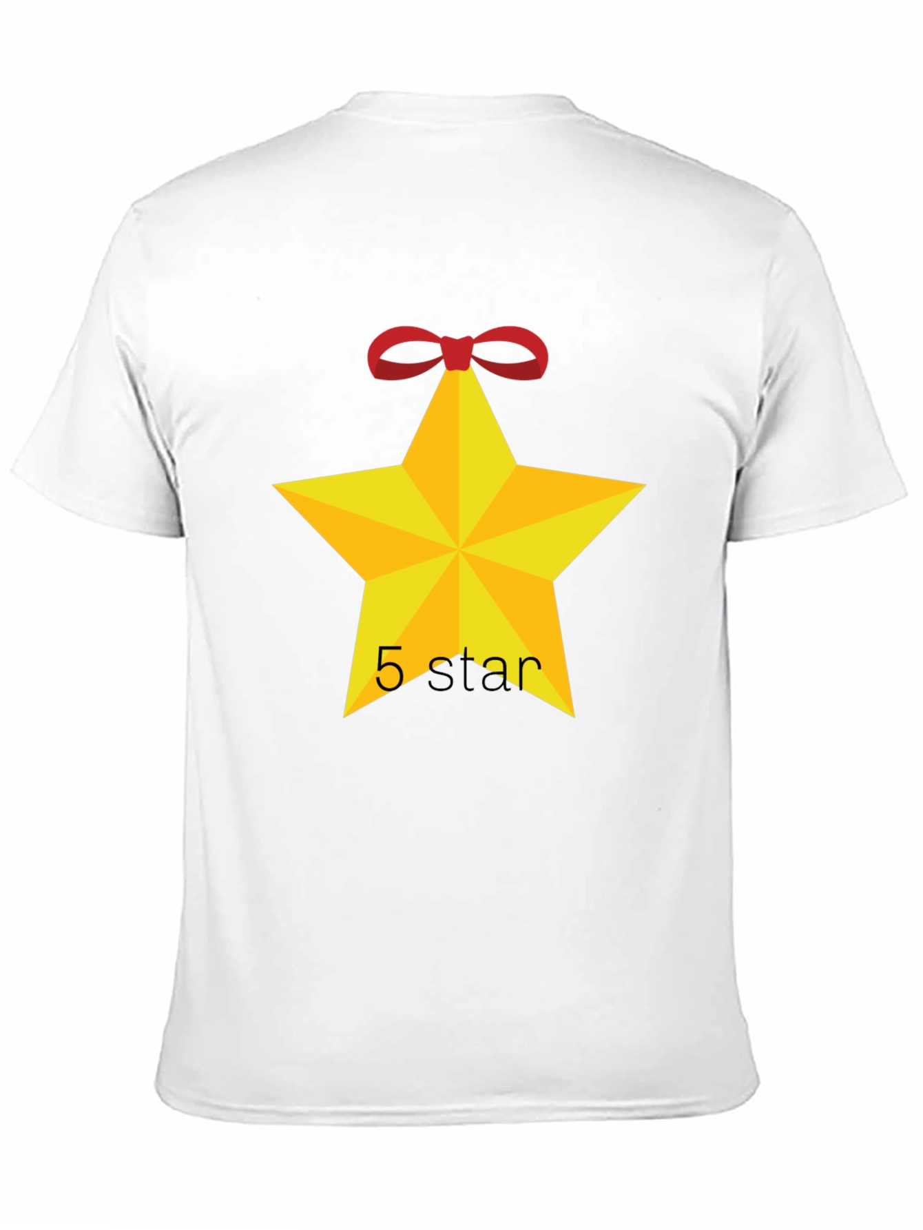 Black Five Star Holiday T-Shirt view 11