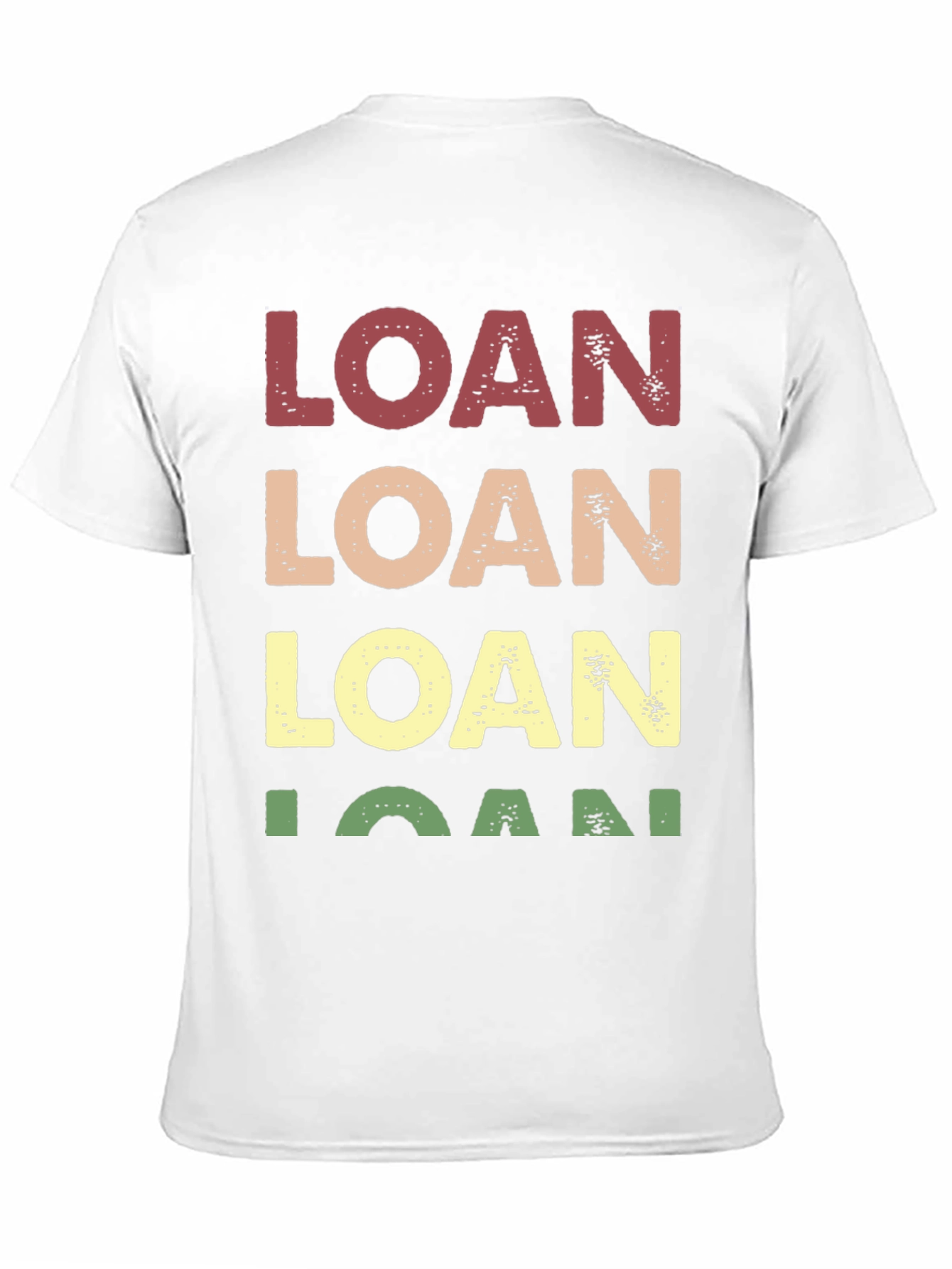 Black Retro Loan T-Shirt, Funny Finance Tee view 11