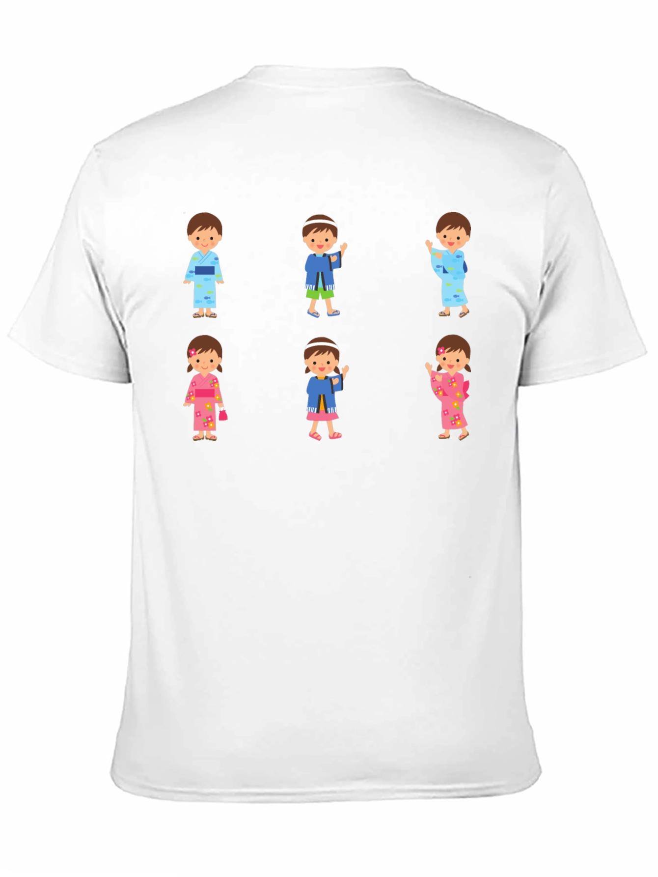 Black Kimono Kids Black T-Shirt view 11