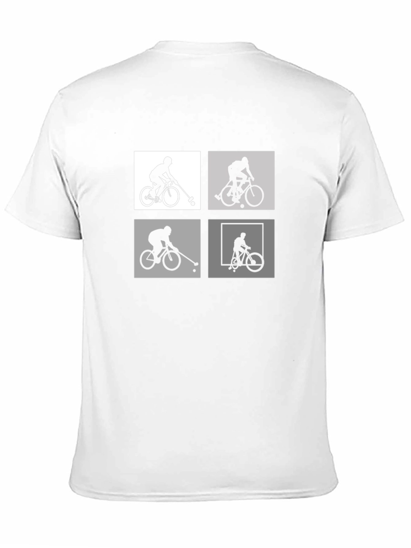 Black Bike Polo T-Shirt - Unique Design view 11