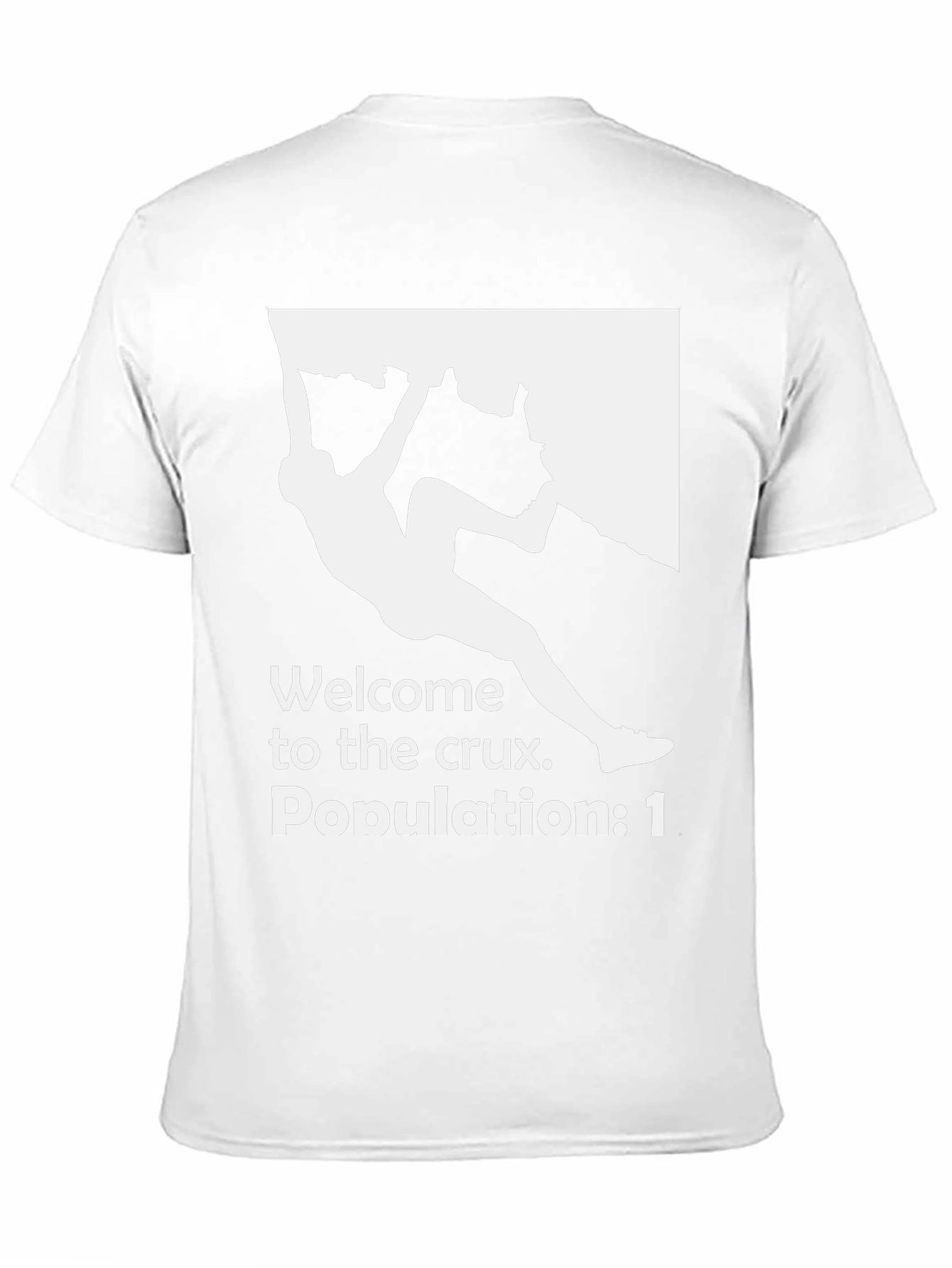 Black Welcome to the Crux Climbing T-Shirt view 11