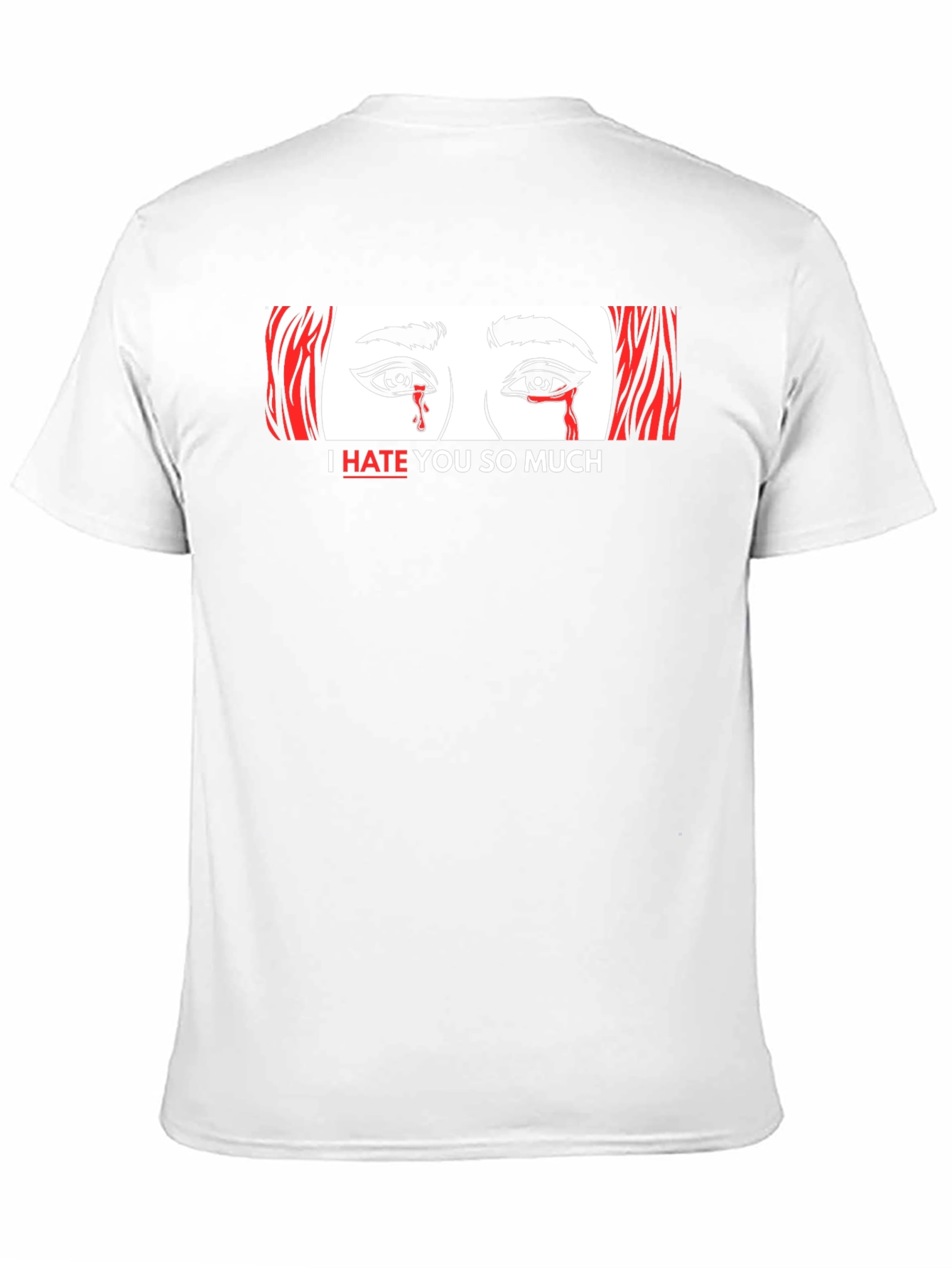 Black I Hate You So Much Graphic Tee view 11