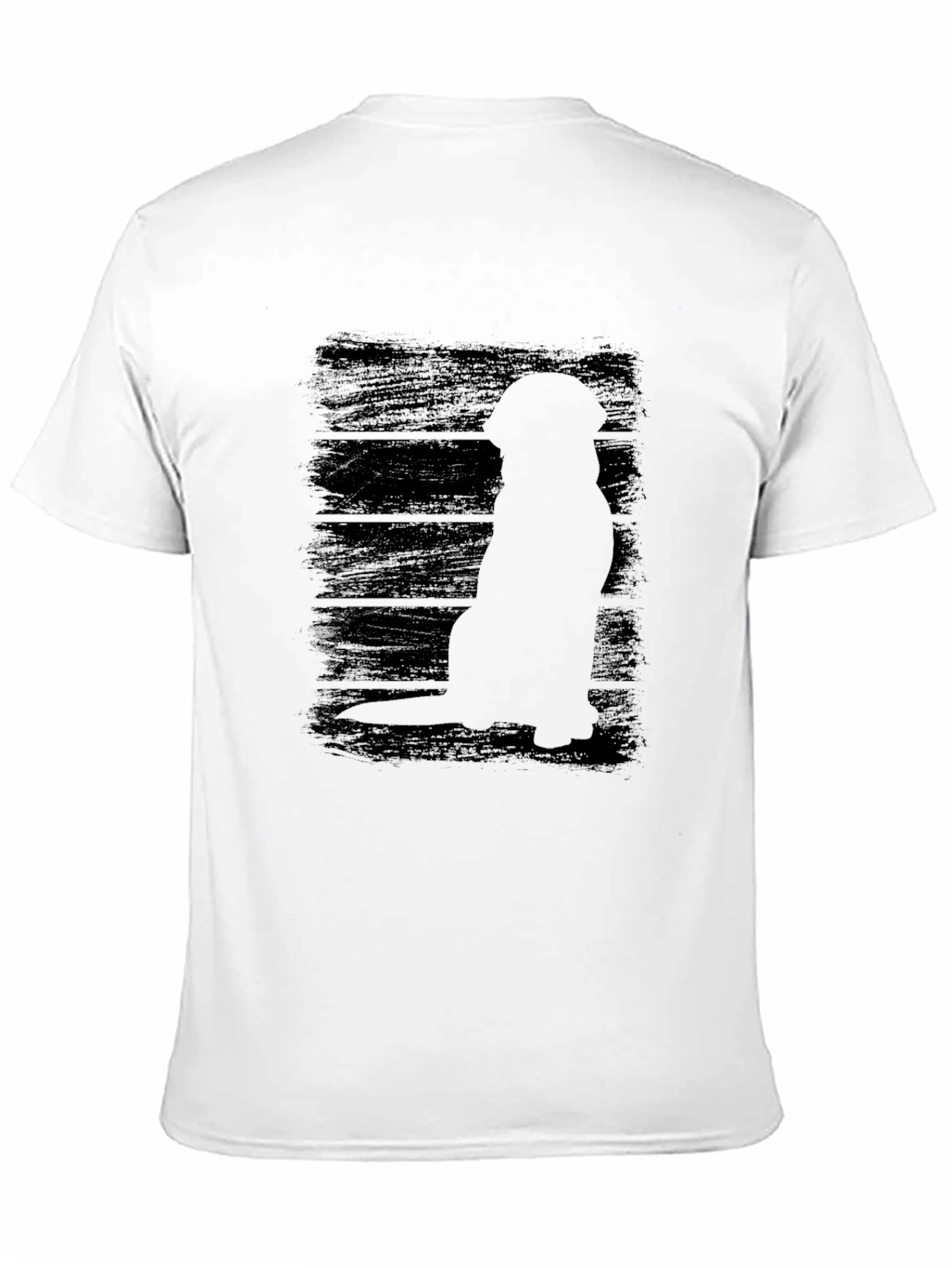 Black Black Dog Silhouette Graphic T-Shirt view 11