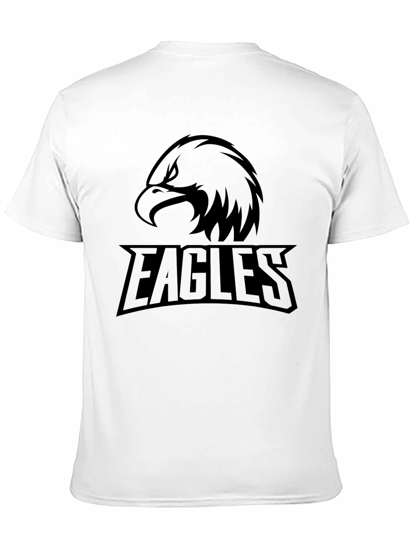 Black Men's Black Eagles Graphic T-Shirt view 11