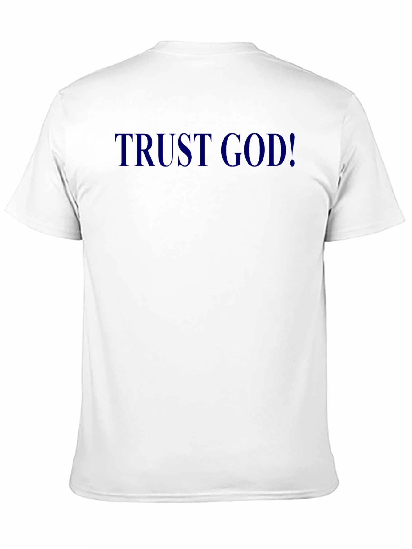 Black Trust God! Black Crewneck T-Shirt view 11