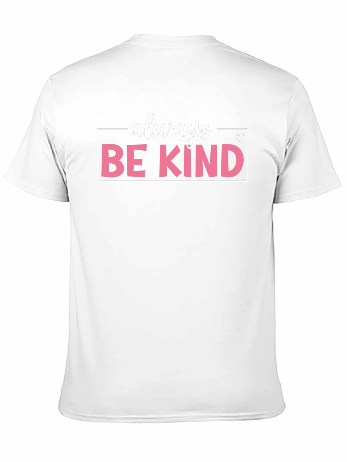 Black Always Be Kind Graphic Tee - Black Unisex T-Shirt view 11