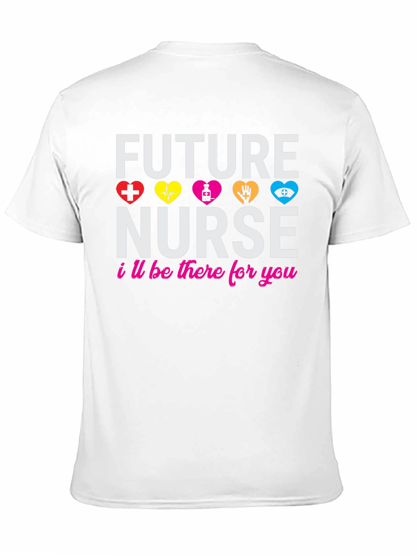 Black Future Nurse T-Shirt: Healthcare Hero Apparel view 11