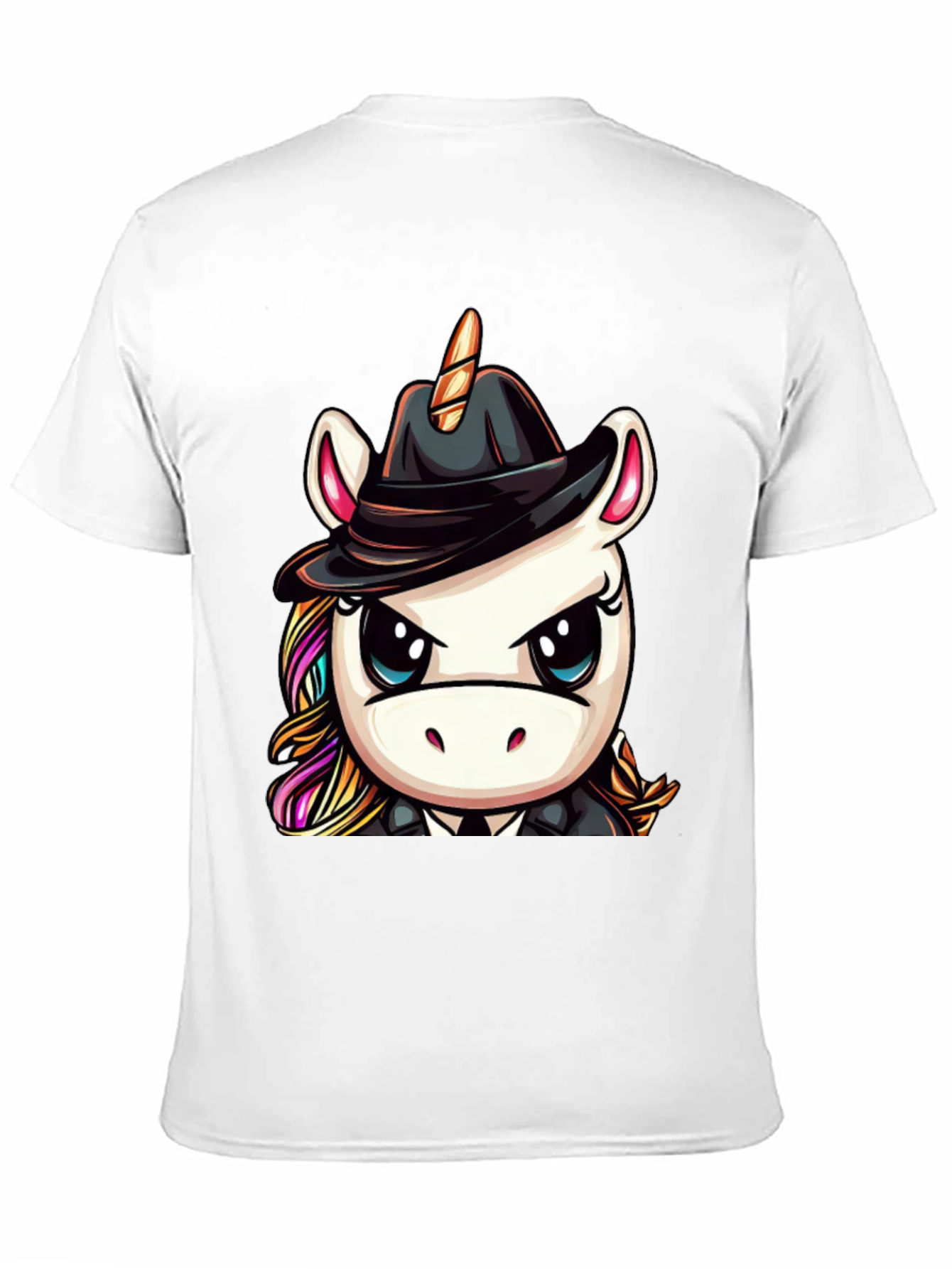 Black Unicorn Mafia Boss Graphic Tee - Black view 11