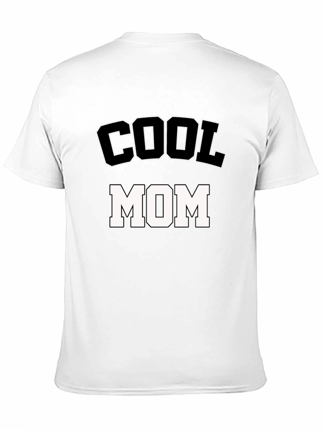 Black Cool Mom T-Shirt - Stylish Black Tee view 11