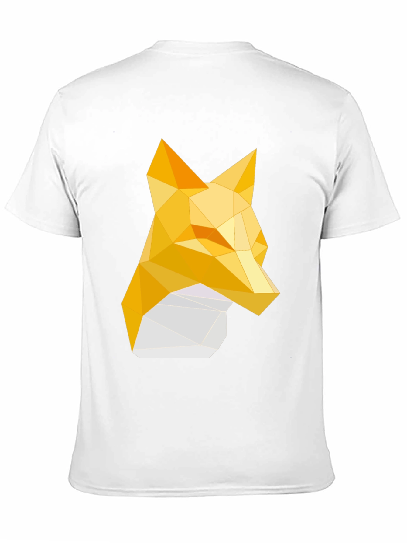 Black Geometric Fox Tee - Stylish Graphic Print T-Shirt view 11