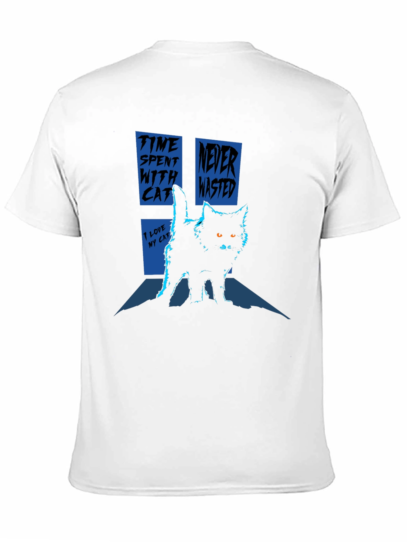 Black Time Spent with Cats Black T-Shirt view 11