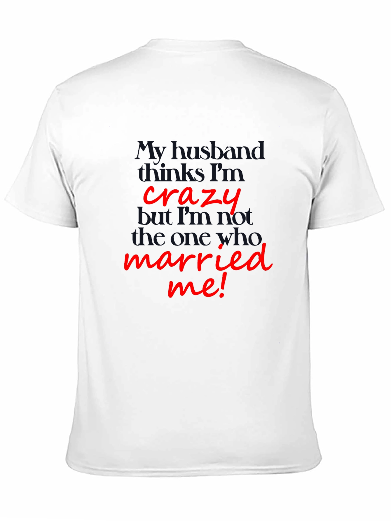 Black Crazy Wife Black Graphic Tee view 11