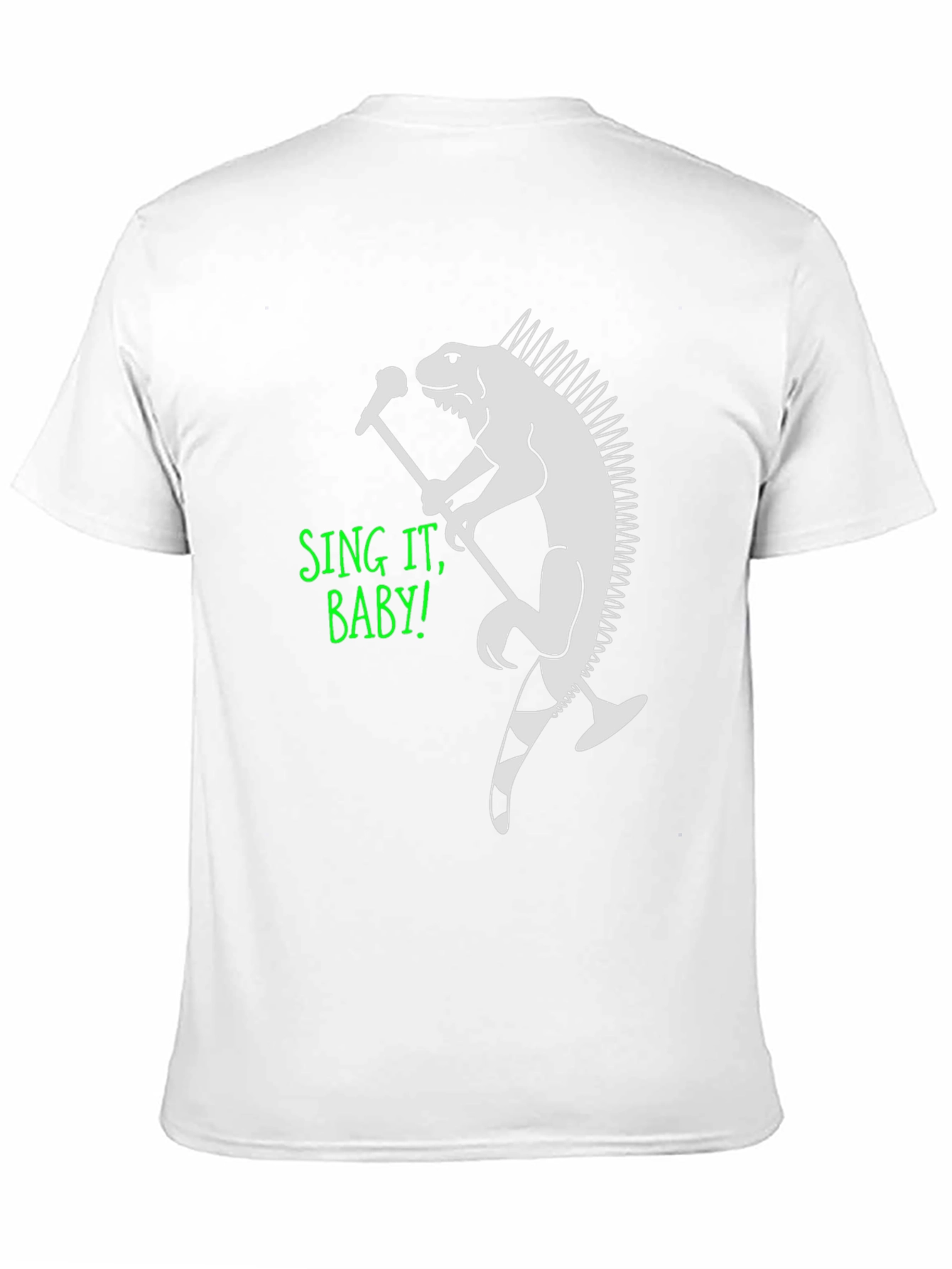 Black Iguana Singer Graphic T-Shirt - Sing It Baby! view 11