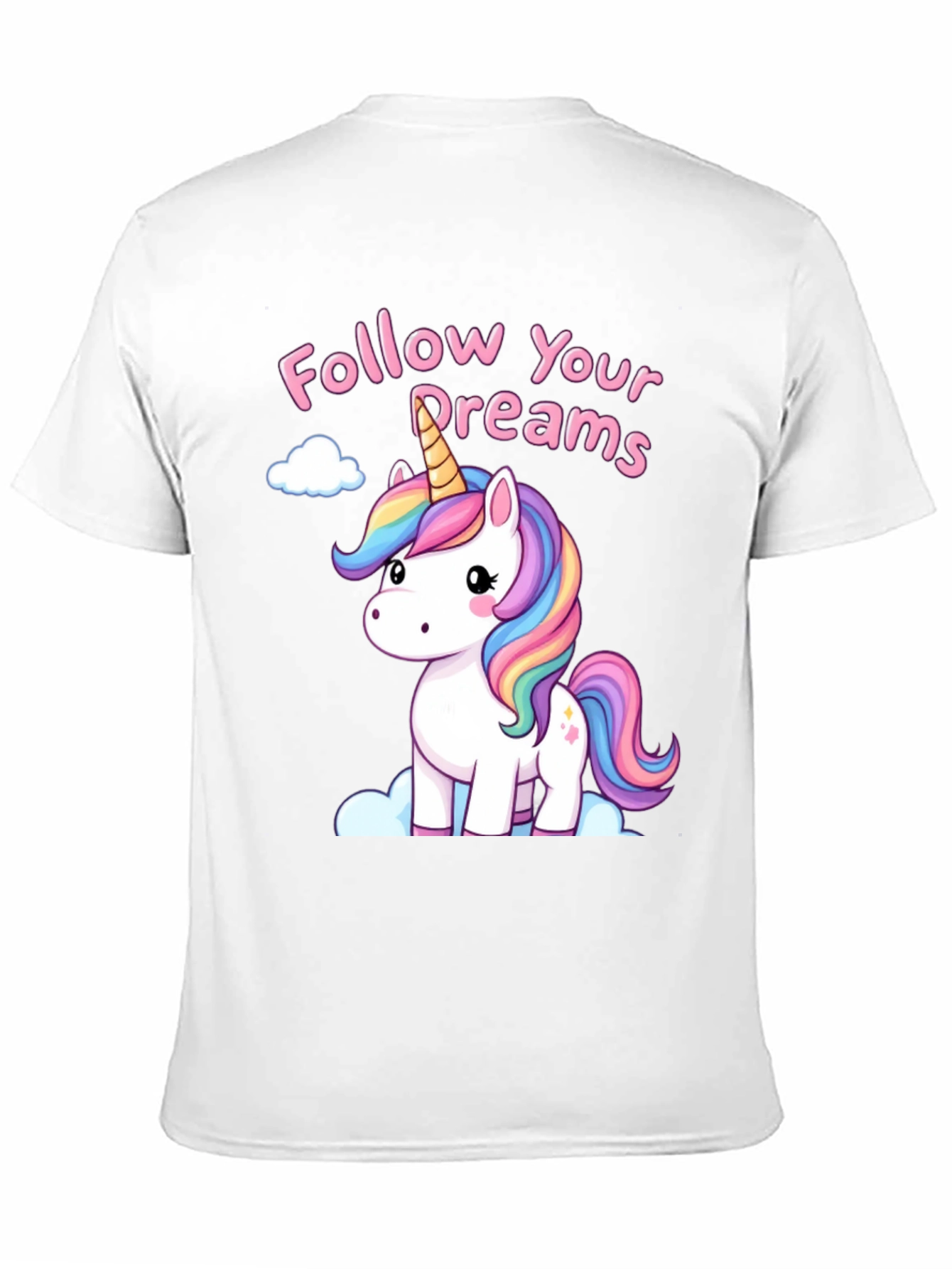 Black Unicorn Follow Your Dreams Graphic Tee - Black view 11