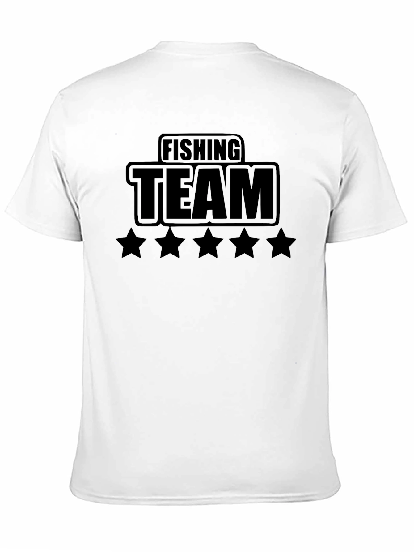 Black Fishing Team Black T-Shirt view 11