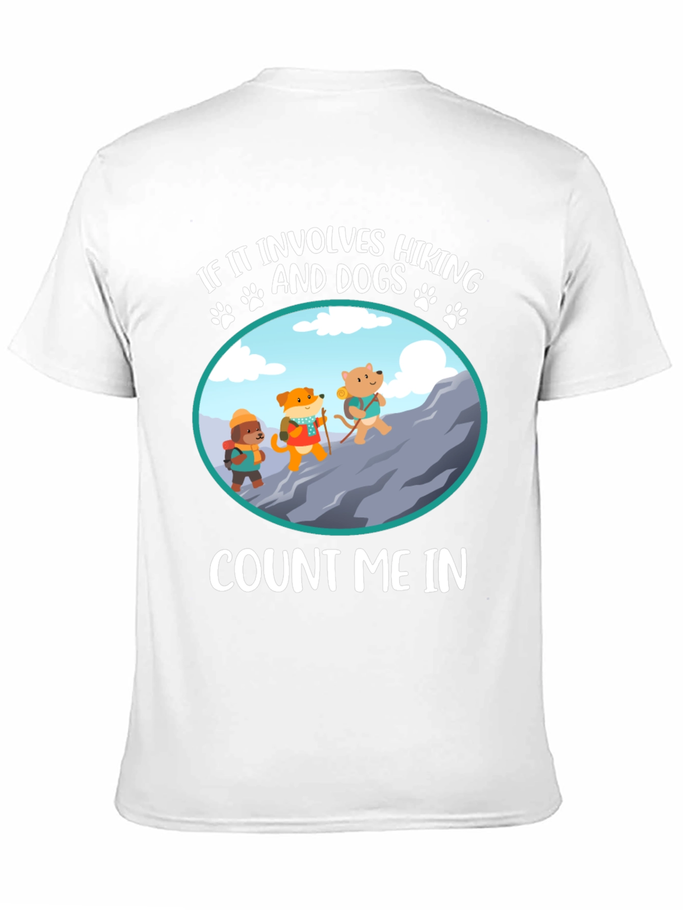 Hiking Dogs Graphic Tee - Count Me In! - 11