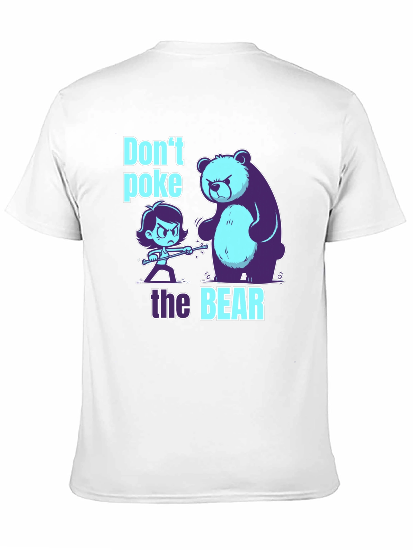 Black Don't Poke the Bear Graphic T-Shirt view 11