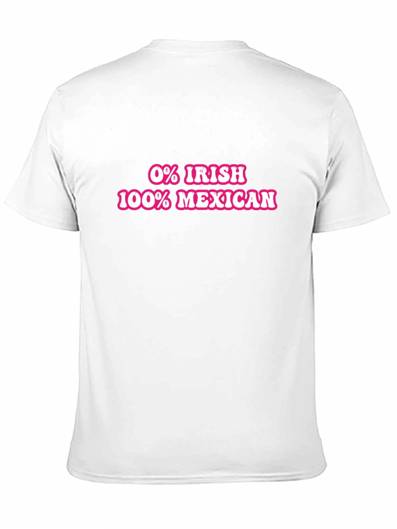 Black Funny 0% Irish 100% Mexican T-Shirt view 11