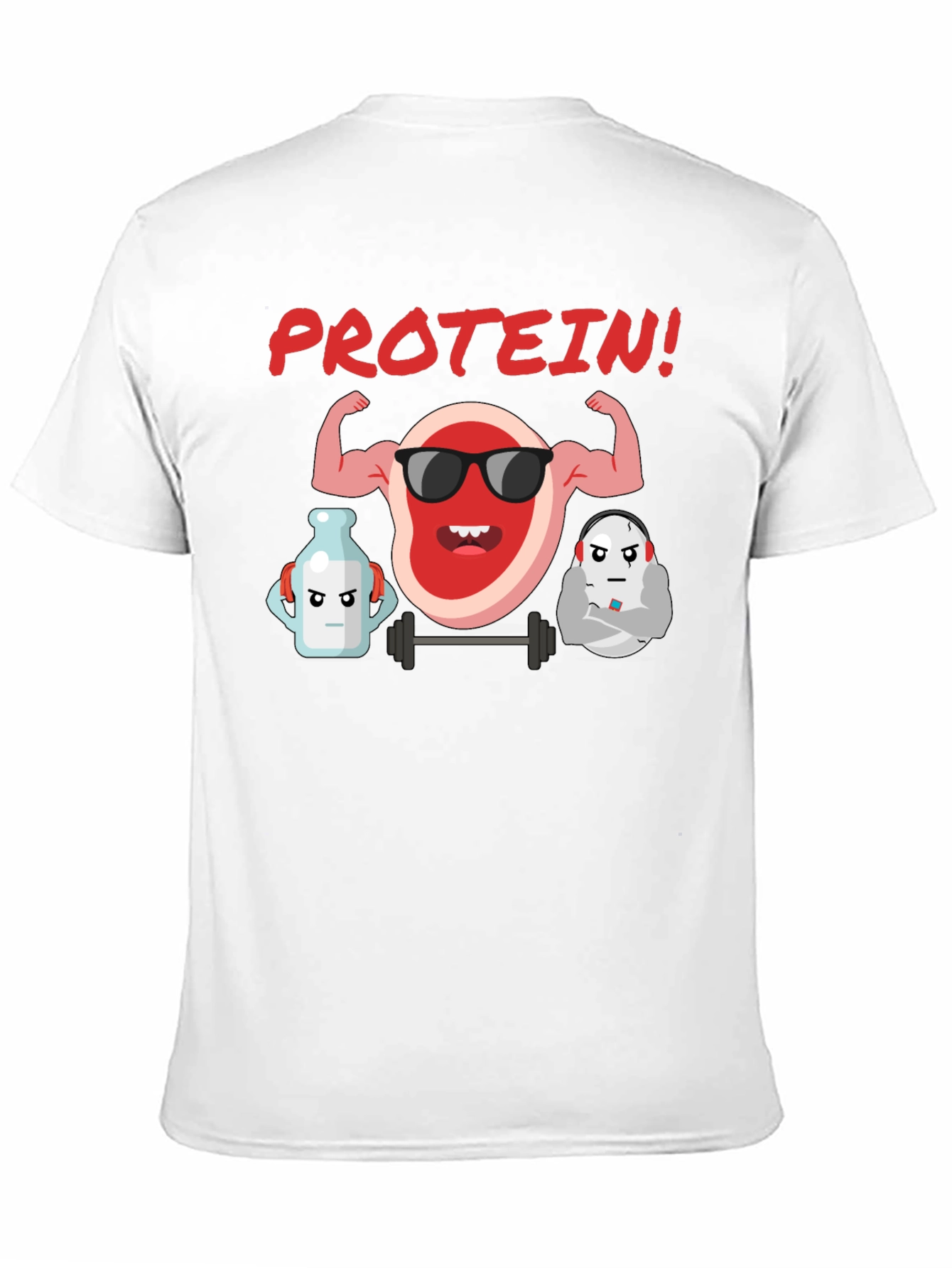 Black Protein Power Gym T-Shirt view 11