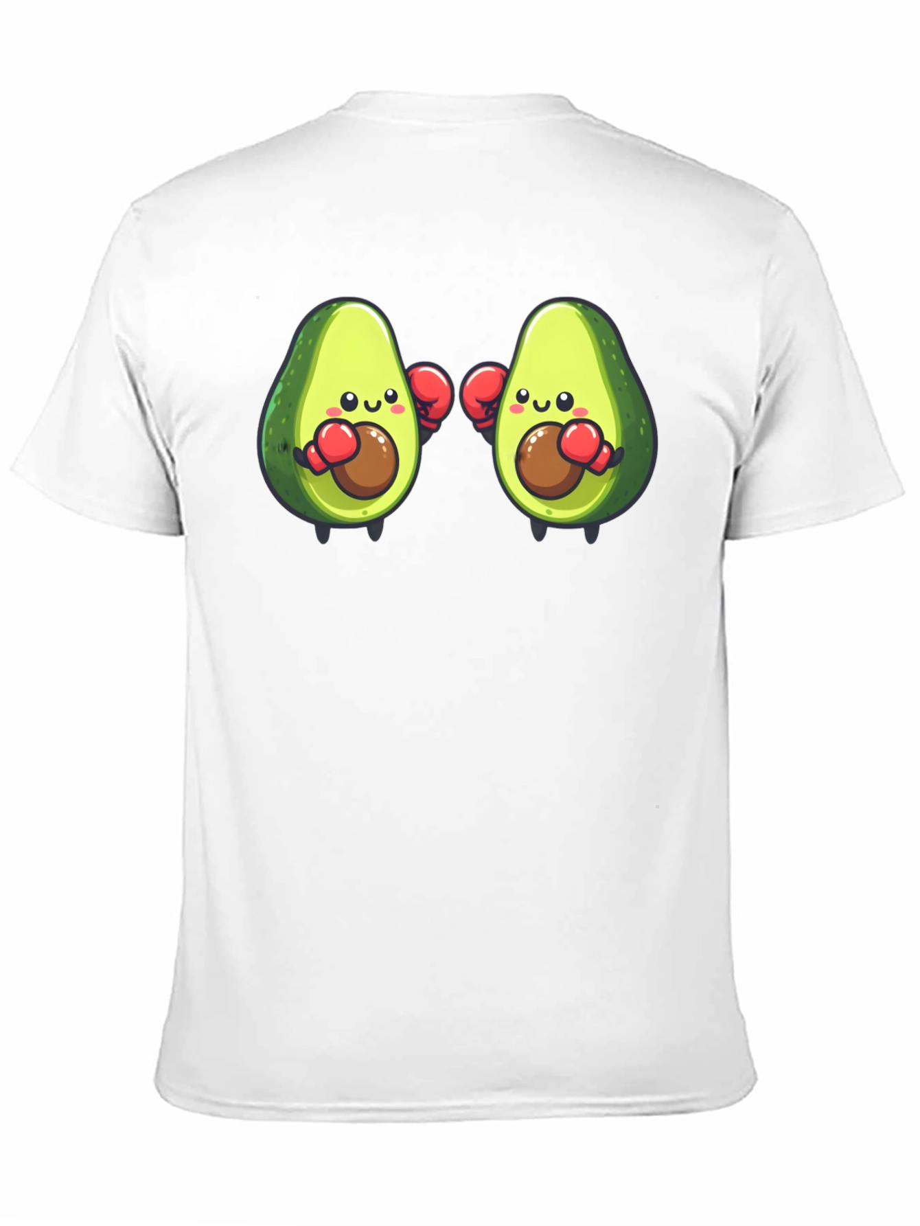Black Avocado Boxer T-Shirt - Funny Cartoon Tee view 11