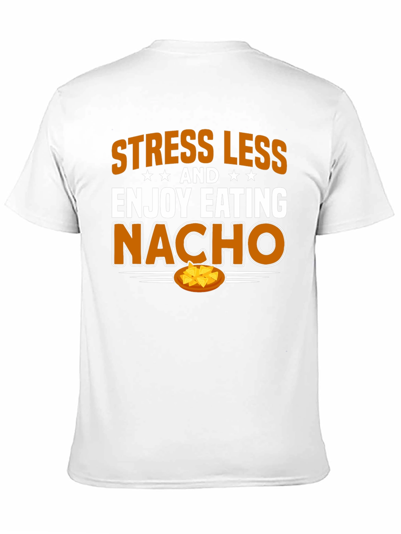 Black Stress Less Nacho T-Shirt view 11