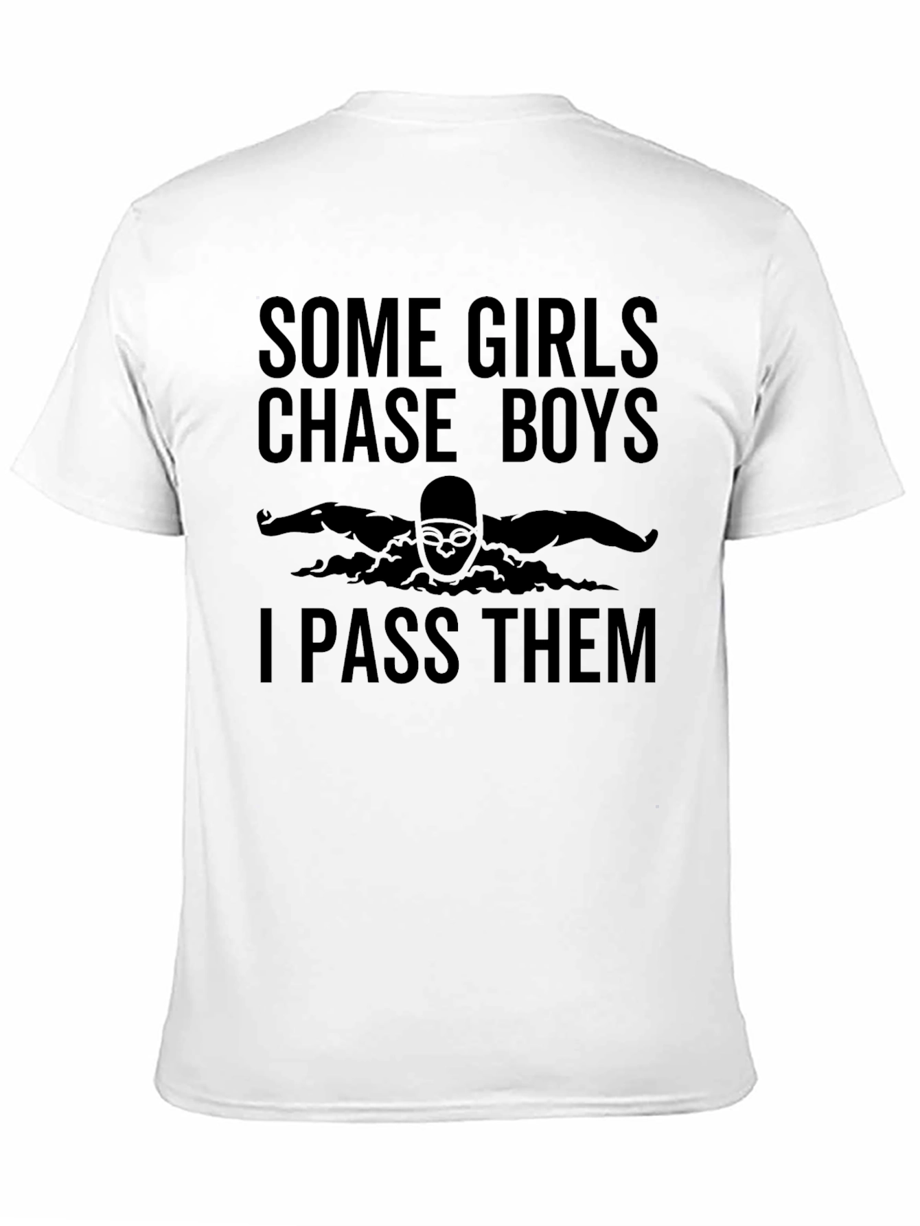 Black Some Girls Chase Boys T-Shirt view 11