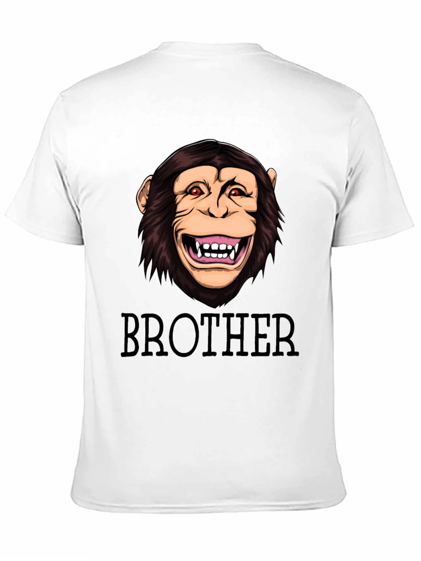 Black Brother Monkey Graphic T-Shirt view 11