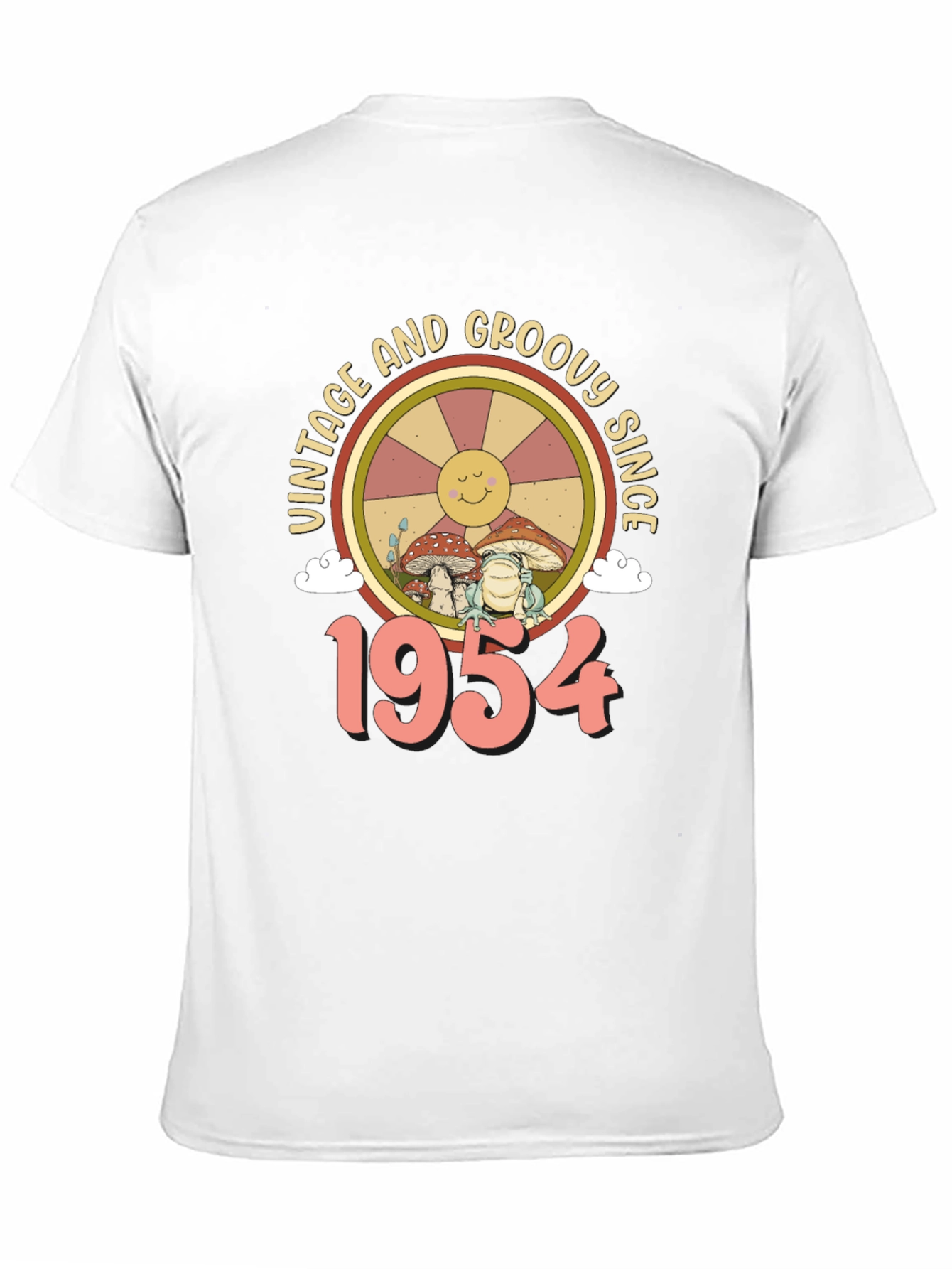 Black Vintage & Groovy Since 1954 T-Shirt view 11