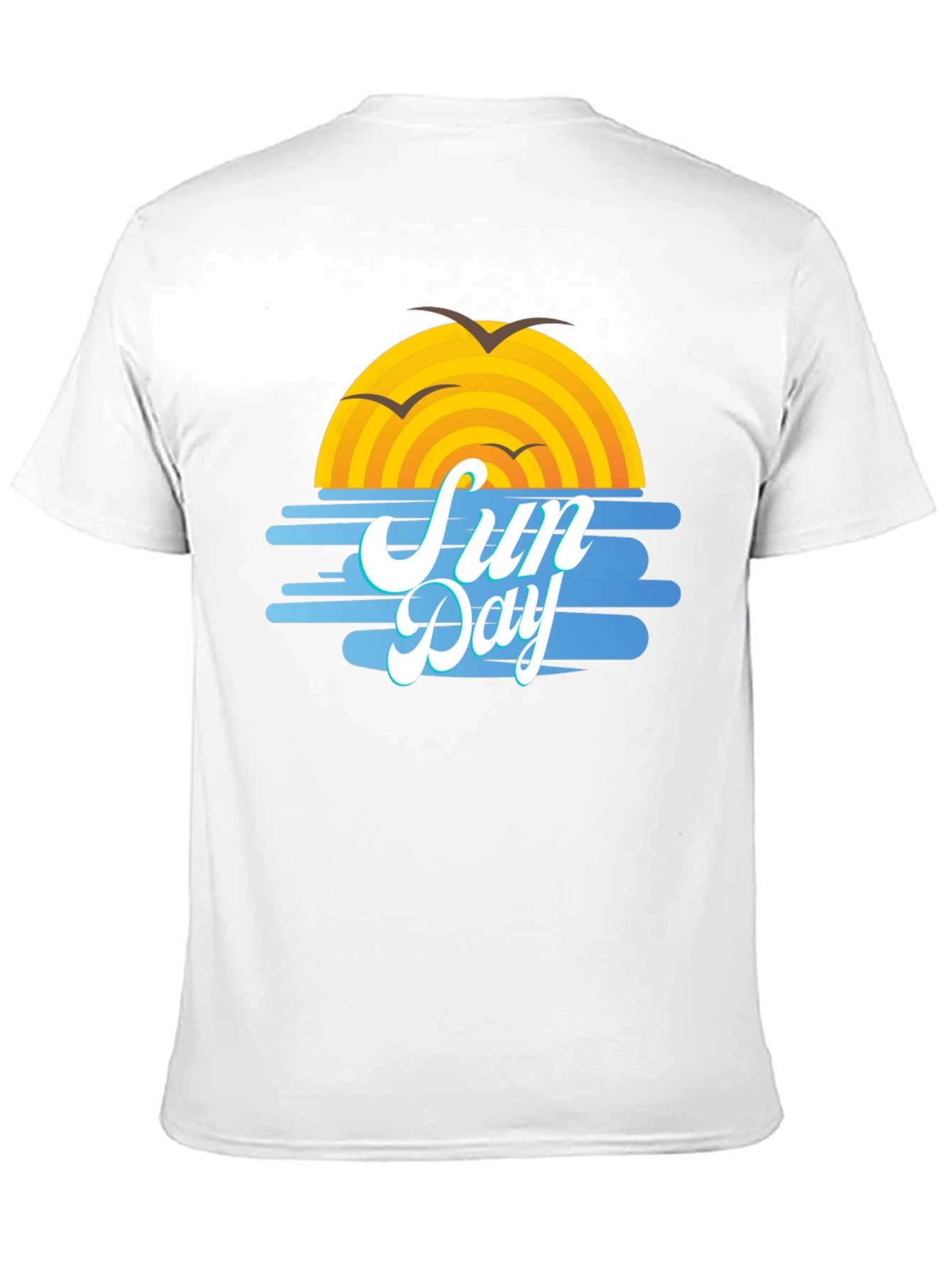 Black Sun Day Graphic Tee - Black Cotton T-Shirt view 11