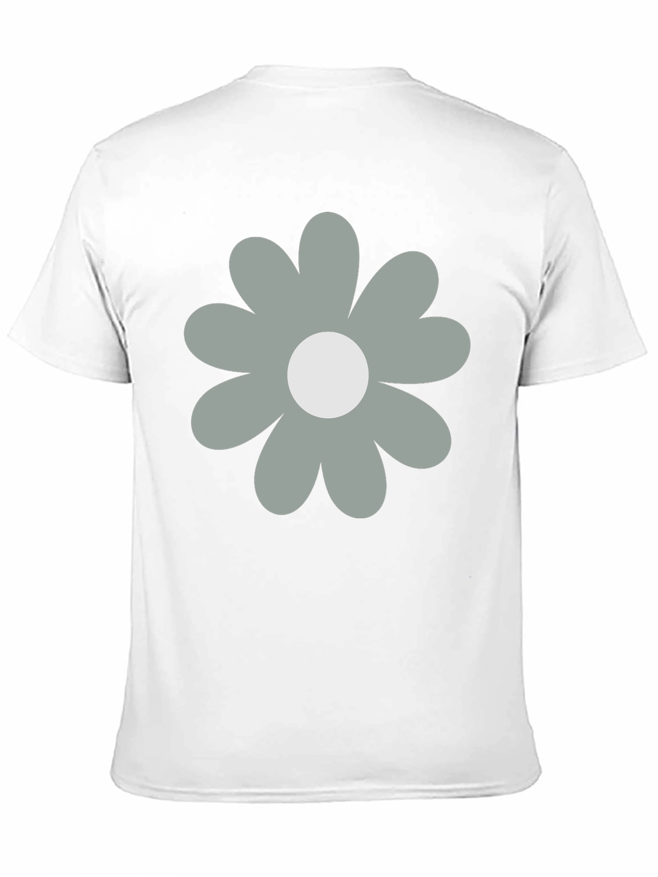 Black Retro Flower Graphic Black T-Shirt view 11