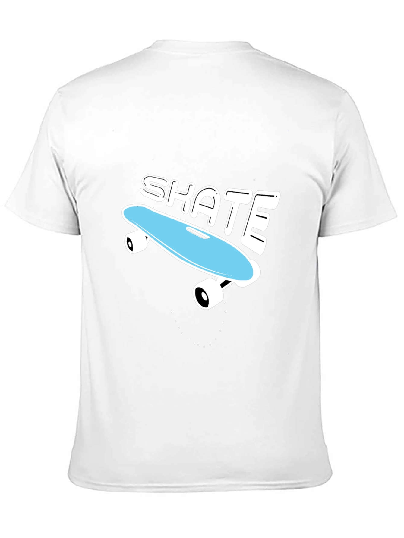 Black Skate T-Shirt - Cool Skateboard Graphic Tee view 11