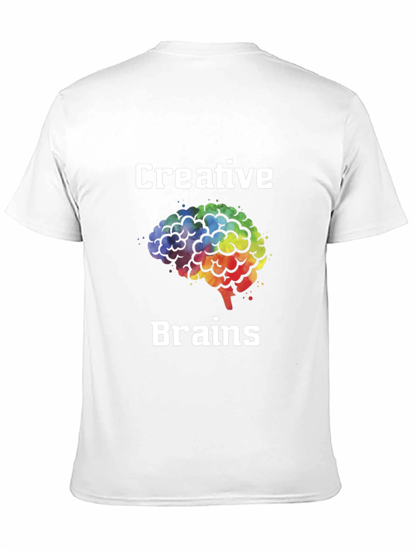 Black Creative Brains T-Shirt - Artistic Mind Apparel view 11