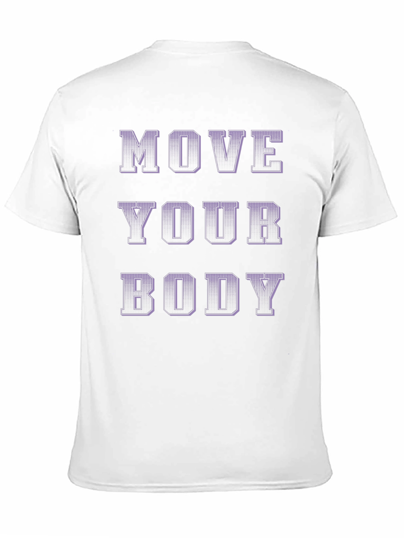 Black Move Your Body Graphic Print Black T-Shirt view 11