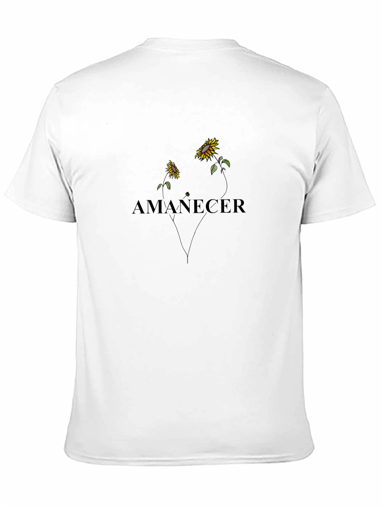 Black Amanecer Sunflower Graphic Tee - Black view 11