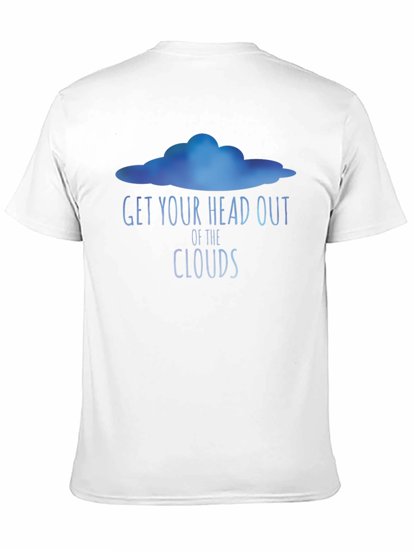 Black Get Your Head Out of the Clouds Graphic Tee view 11