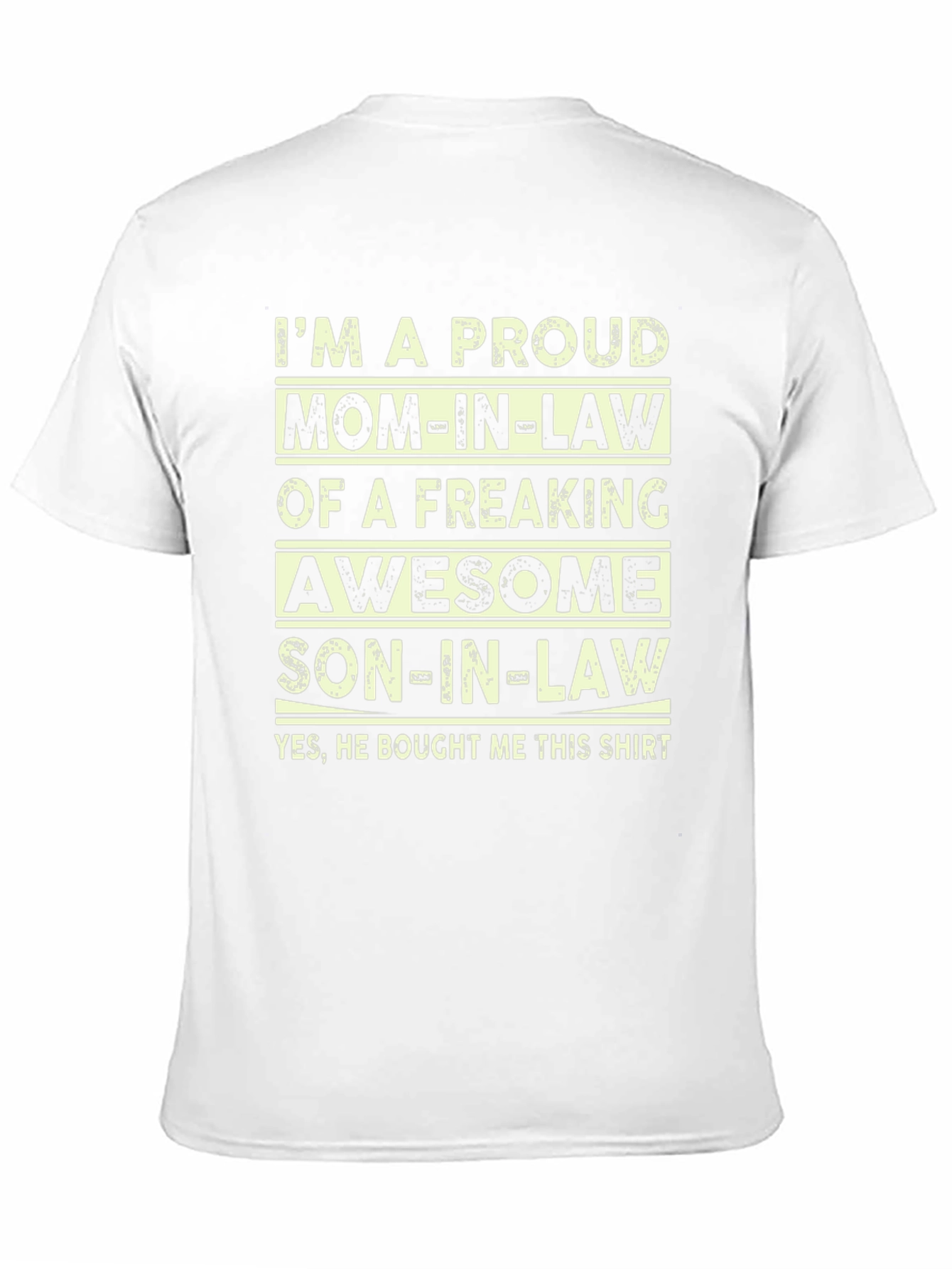 Black Proud Mom-in-Law Graphic T-Shirt view 11