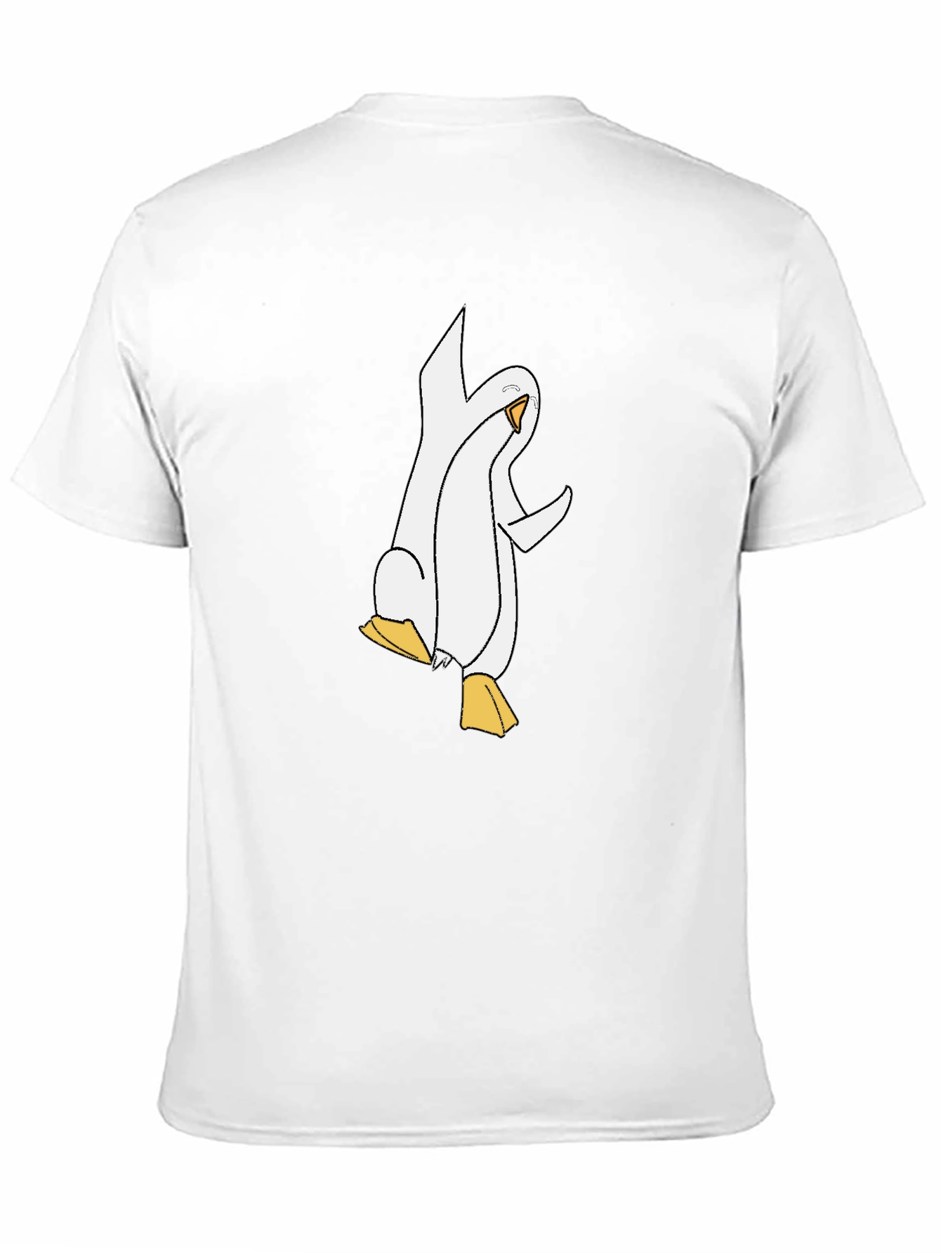 Black Funny Penguin Graphic Black T-Shirt view 11