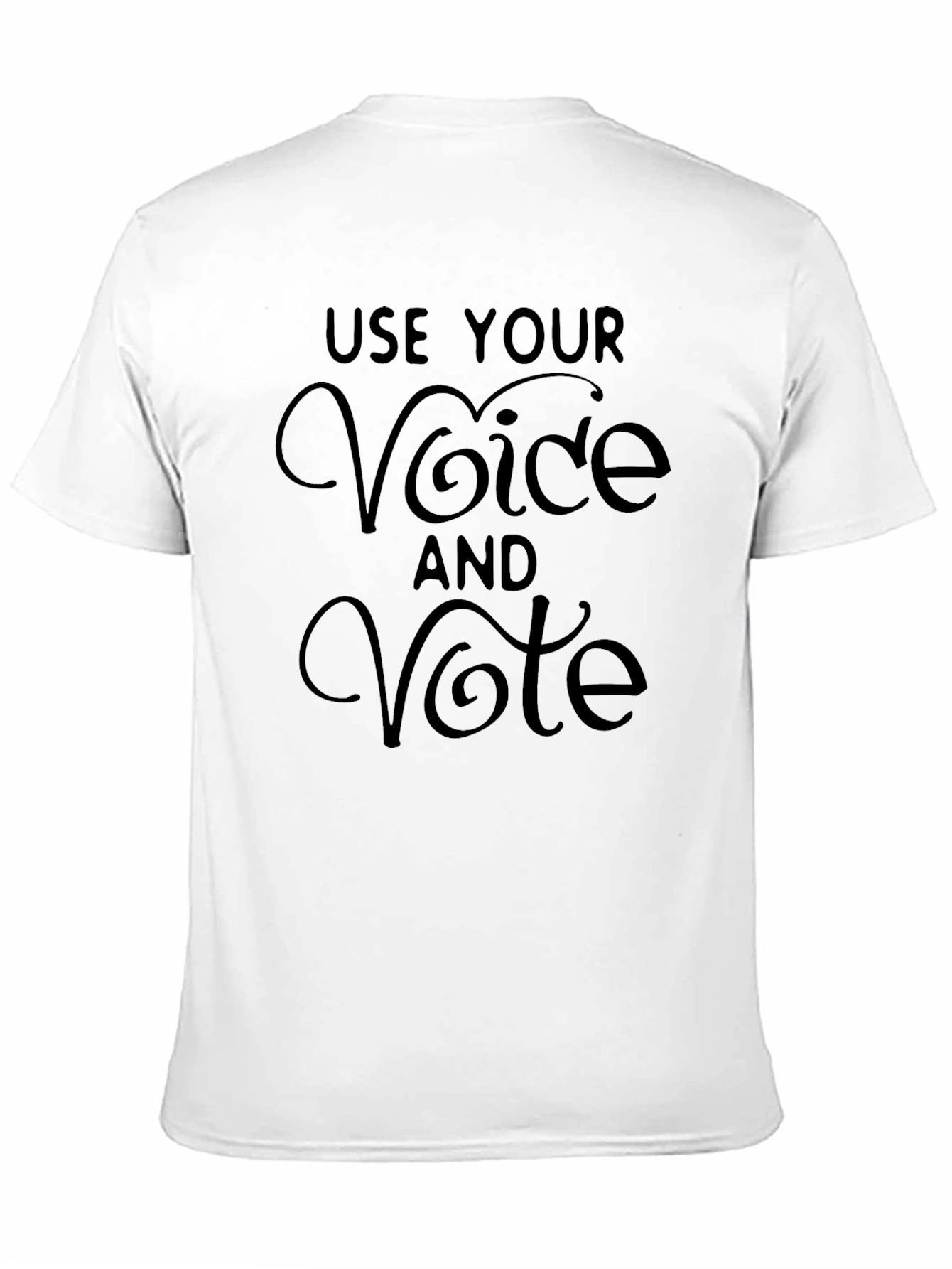 Black Use Your Voice and Vote Graphic Tee view 11