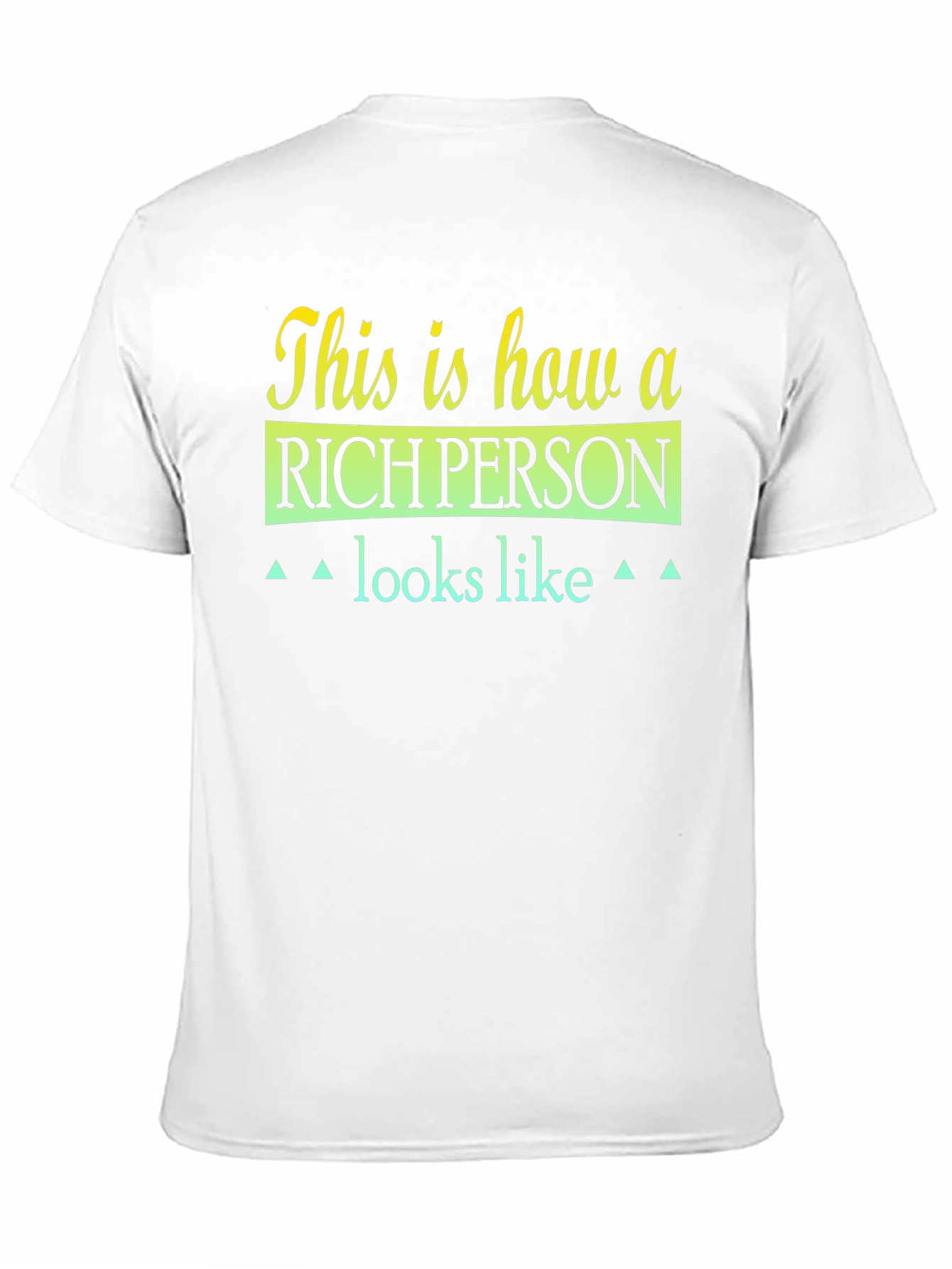 Black Rich Person Graphic Tee - Premium Cotton Blend, Unique Design view 11