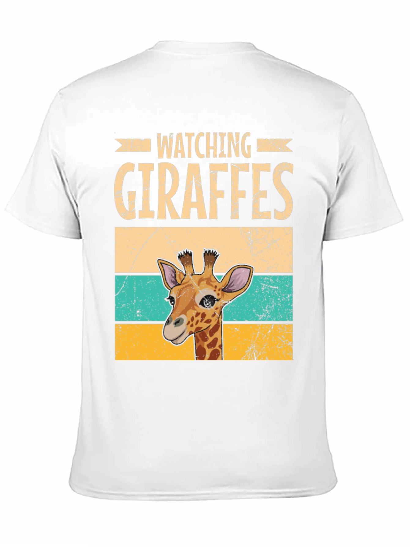 Black Watching Giraffes Graphic Tee - Unisex Soft Cotton T-Shirt view 11