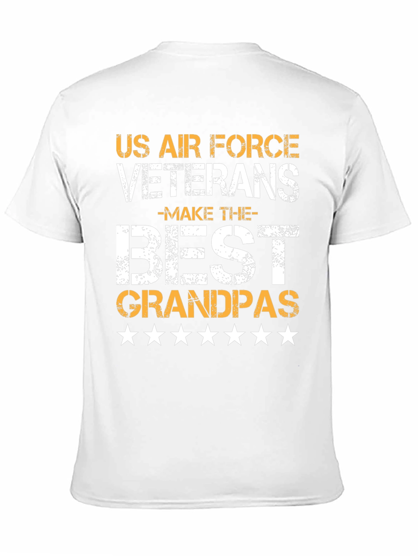 Black US Air Force Veterans Grandpas T-Shirt view 11