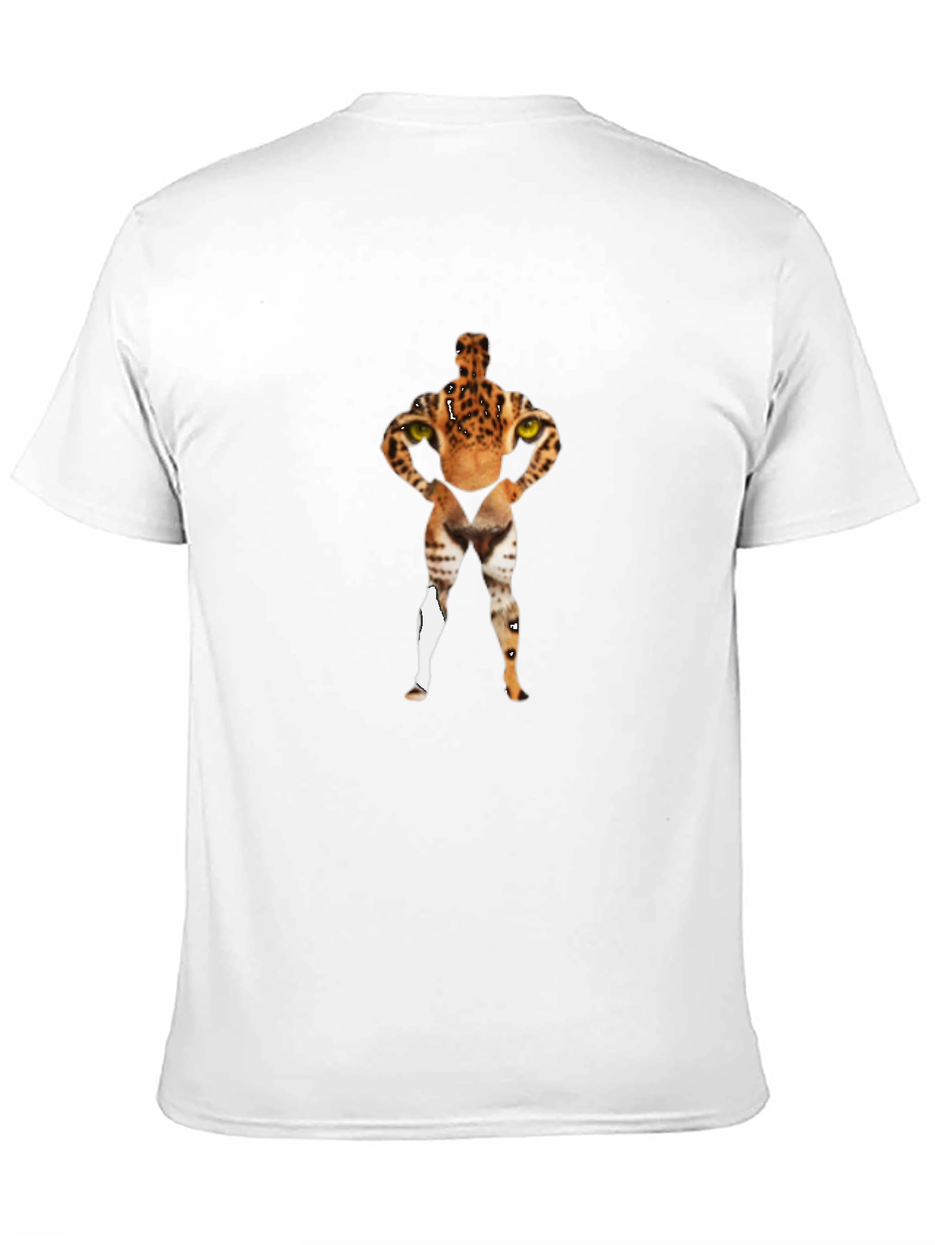 Black Animal Print Novelty Graphic Tee - Quirky Fashion view 11