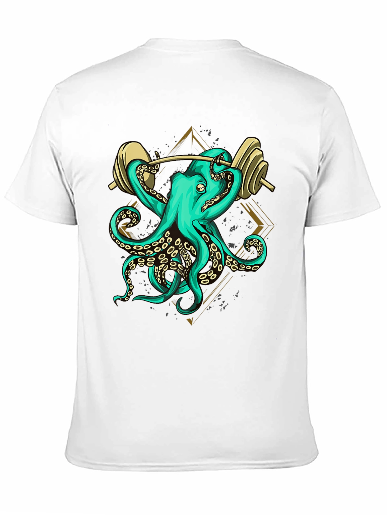 Octopus Lifting Weights Graphic Tee - 11