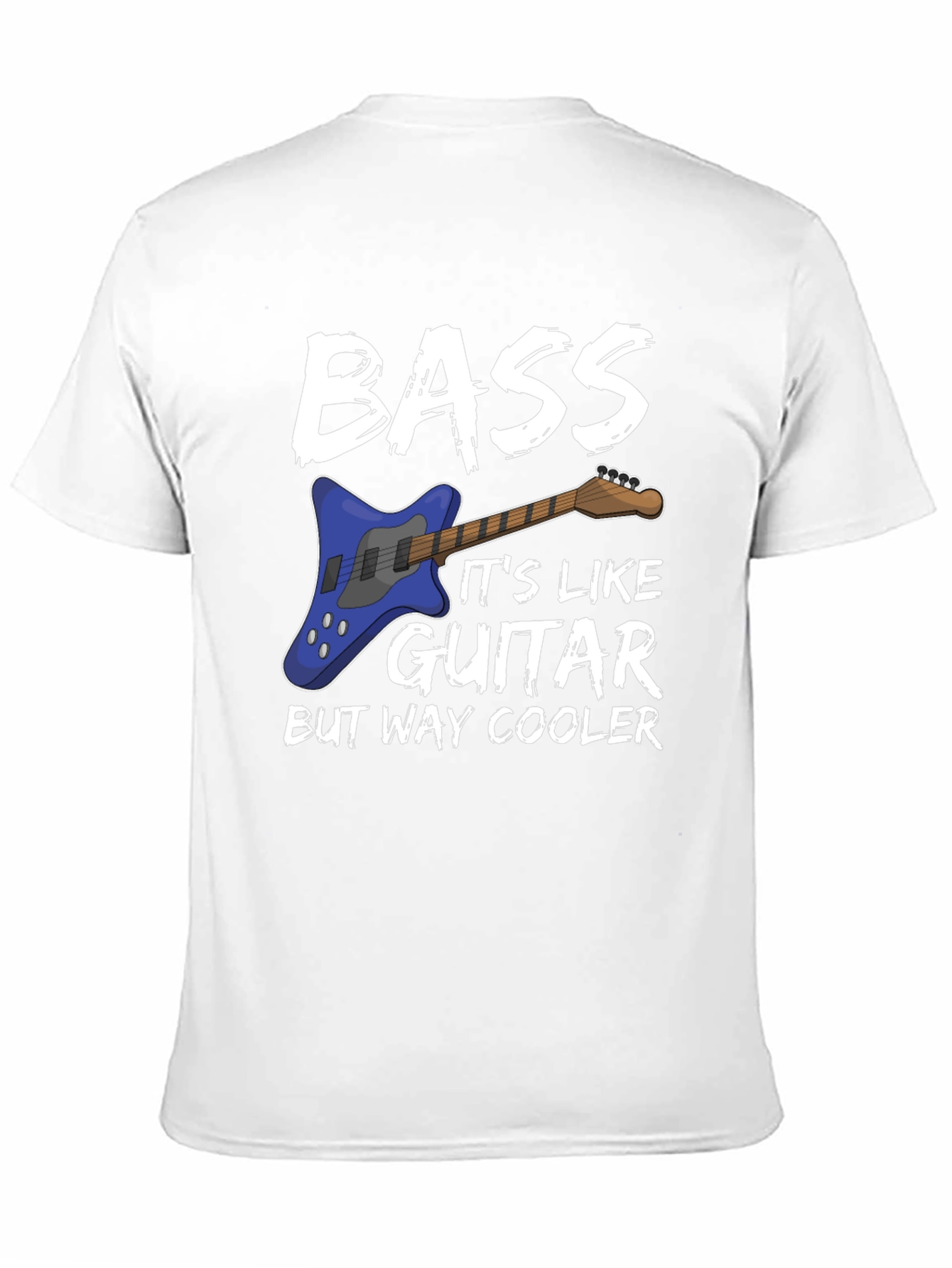 Black Bass Guitar Cool T-Shirt view 11